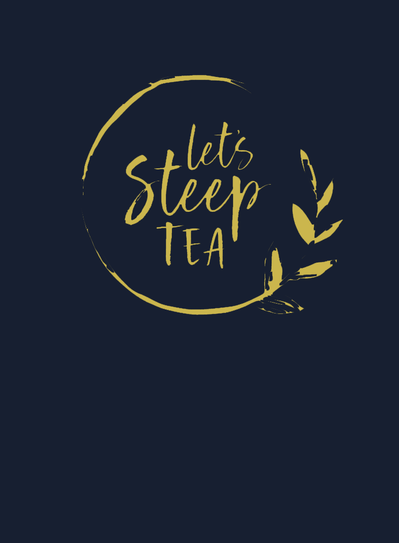 Let-Steep-Tea-Gold on Navy Let-Steep-Tea-Gold on Navy